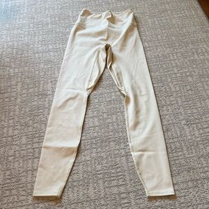 Wellbeing Being Well Cream High-Waisted Leggings size Small